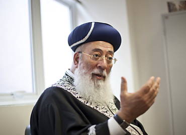 O gro-rabino Shlomo Amar