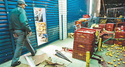Mercado na zona sul de So Paulo onde mais um PM foi morto; ele estava fora do horrio de trabalho e no usava farda