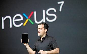 Barra apresenta o Nexus 7 no Google I/O