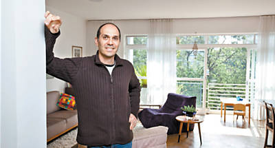 Lorenz Meili comprou um apartamento usado e fez reforma