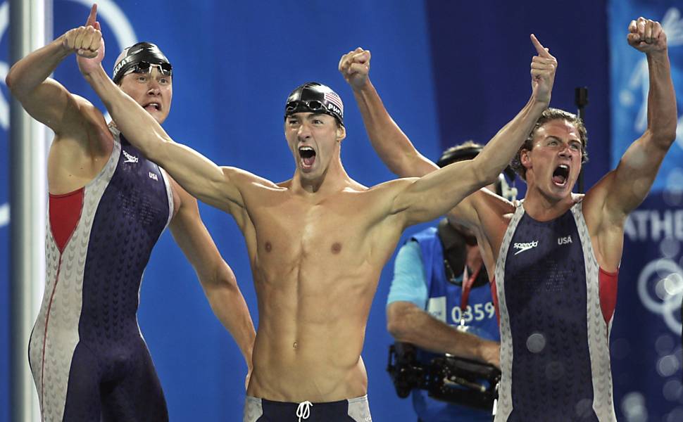 Isto é Michael Phelps