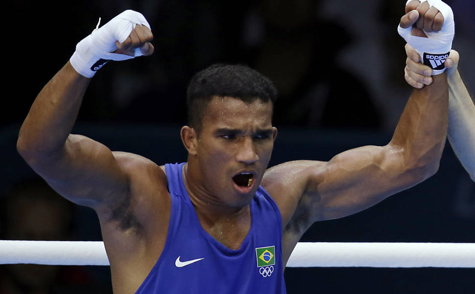 El boxeador brasileo Esquiva Falco