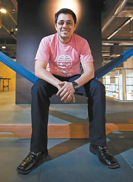 Samir Isbeck participou de disputa de start-ups para entrar em aceleradora