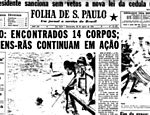 N�mero de mortos em acidente com avi�o da Panair sobe para 14