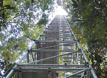 Uma das torres do projeto amaznico, batizado de Atto