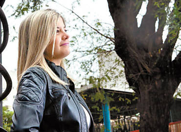 A estudante de psicologia Nathalia de Sousa, 22, que pegou crdito privado