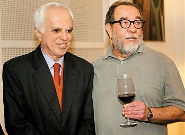 Samuel Pinheiro Guimares ( esq.) e Fernando Morais