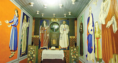 Capela da Nonna, no Museu Casa de Portinari, em Brodowski, que est fechado para o pblico desde junho