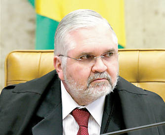 O Procurador-Geral da Repblica, Roberto Gurgel, durante o julgamento do Mensalo