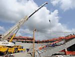 Obras de construção da Arena Pernambuco, em Recife Leia mais