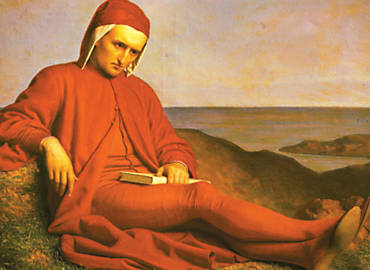 Dante em leo de D. Peterlini (1822- 1891)