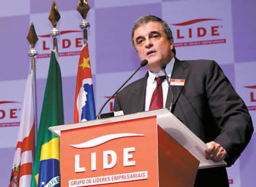O ministro da Justia, Jos Eduardo Cardozo, durante evento ontem em So Paulo