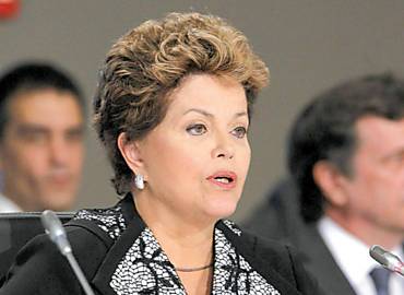 Dilma Rousseff fala na primeira sesso plenria da 22 Cpula Ibero-Americana, ontem
