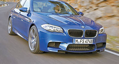 O BMW M5 4.4 biturbo (560 cv) foi o modelo mais rpido testado em 2012: acelerou de 0 a 100 km/h em 4,5s