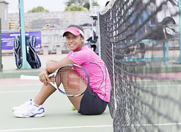 A tenista Teliana Pereira, brasileira mais bem colocada no ranking da WTA, que planeja jogar torneios maiores em 2013