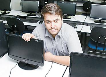 Guilherme Sampaio, que abriu franquia de manuteno de computadores com R$ 7.500
