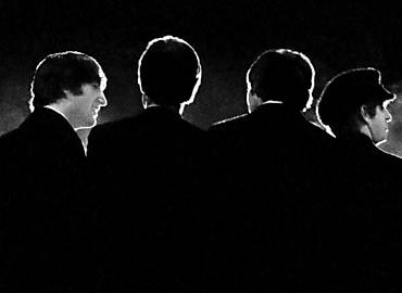 Os Beatles durante primeira turnê pelos Estados Unidos, em 1964