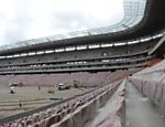 Imagem das obras da Arena Pernambuco, que está com 90% concluído (até o dia 21/2)