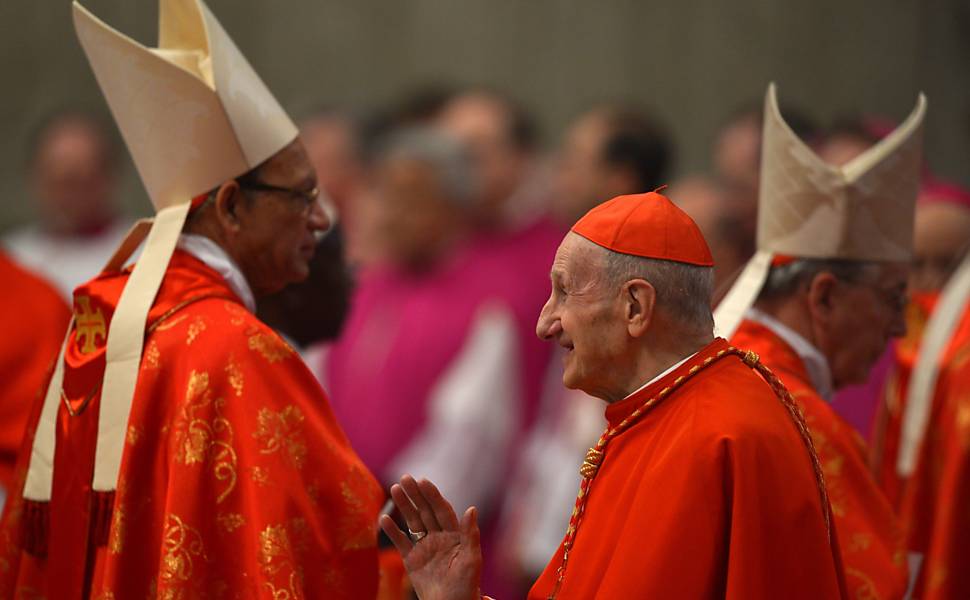 Escolha do novo papa 21/05/2018 Mundo Fotografia Folha de S.Paulo