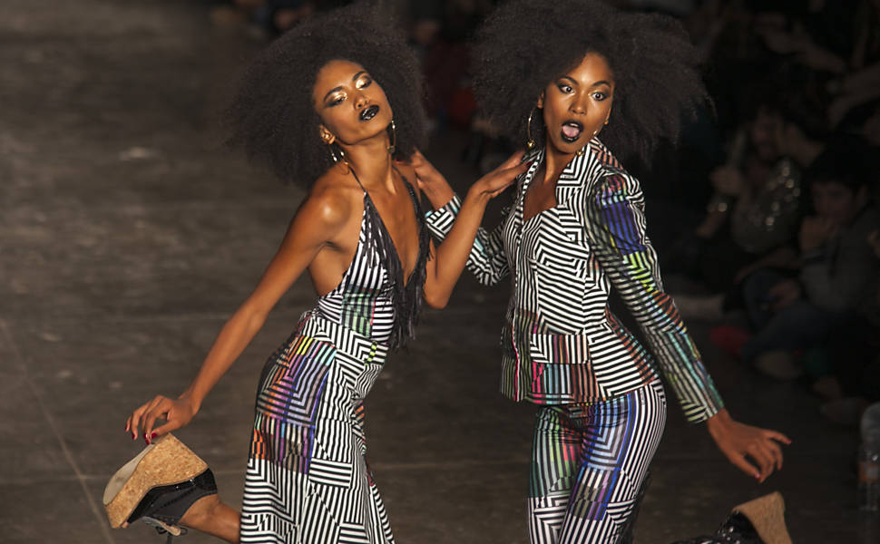Desfile da grife Cavalera no primeiro dia da São Paulo Fashion Week primavera-verão 2013/2014, na Bienal do Ibirapuera Veja especial