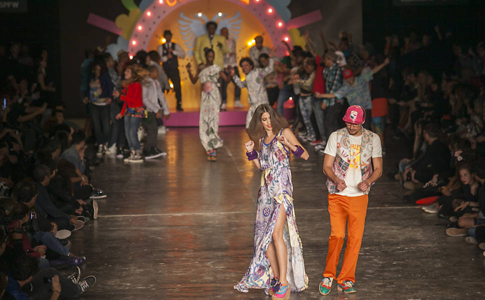 Desfile da grife Cavalera no primeiro dia da São Paulo Fashion Week primavera-verão 2013/2014, na Bienal do Ibirapuera Veja especial