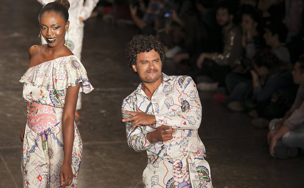Desfile da grife Cavalera no primeiro dia da São Paulo Fashion Week primavera-verão 2013/2014, na Bienal do Ibirapuera Veja especial