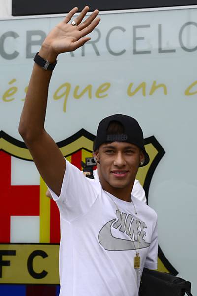 Apresentao de Neymar no Barcelona