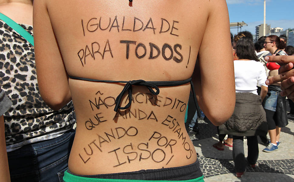 Marcha Das Vadias Em Copacabana Poder Fotografia