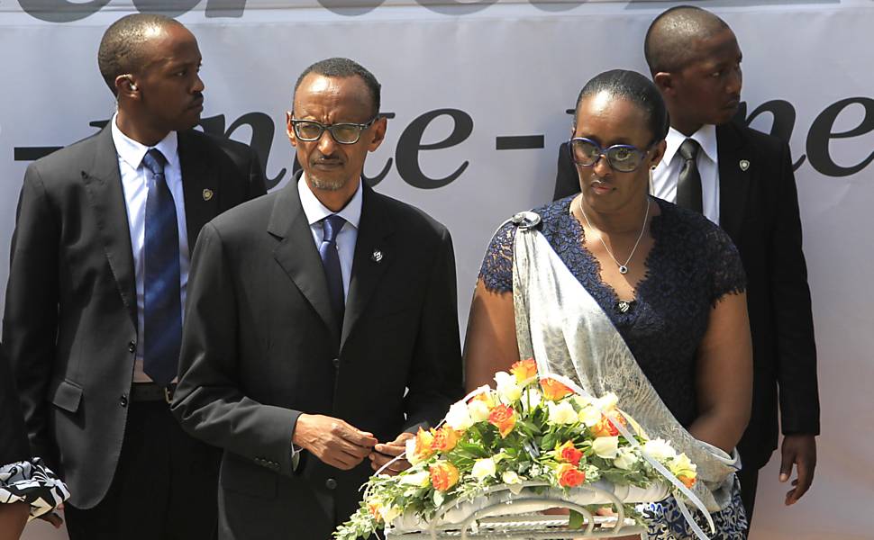 Cerimnia do genocdio em Ruanda