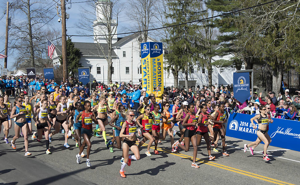 Maratona de Boston 1 ano após o atentado 22/05/2018 Esporte