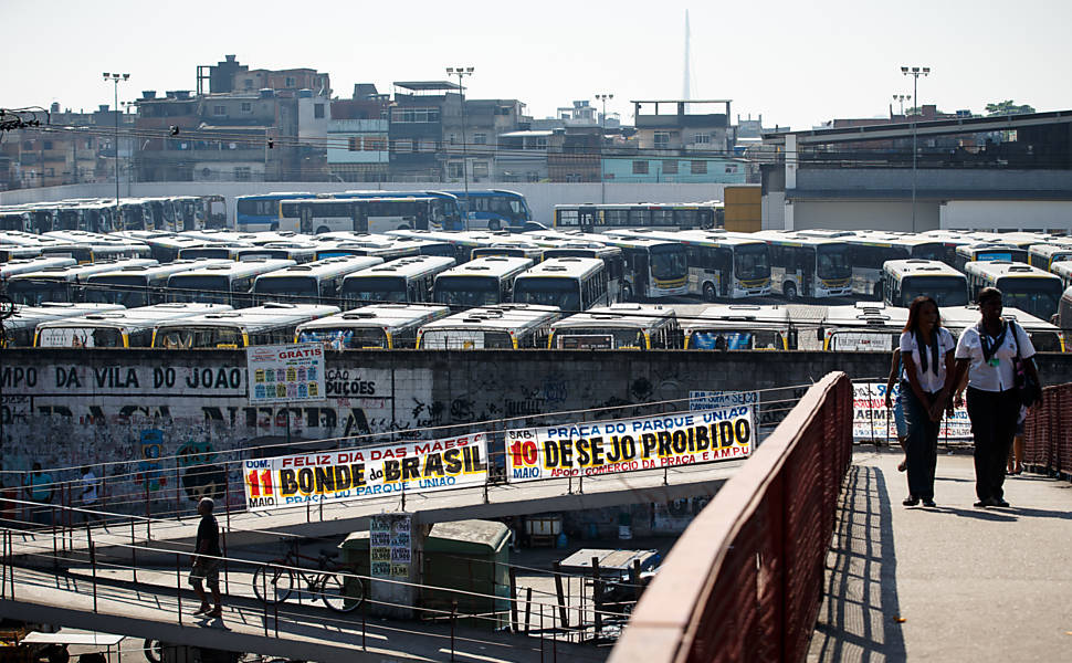 Bus strike in Rio