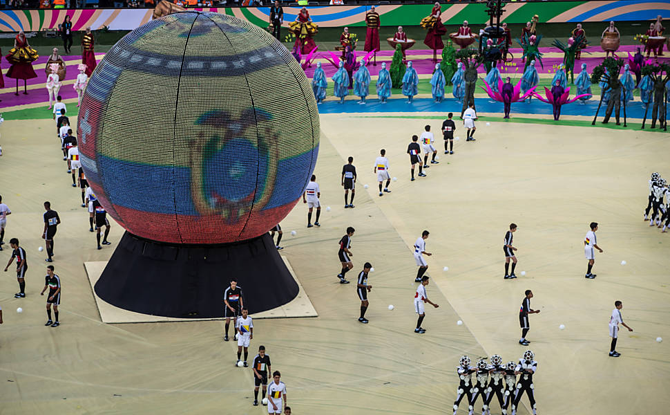 Cerimônia de abertura da Copa do Mundo 22 06 2018 Esporte