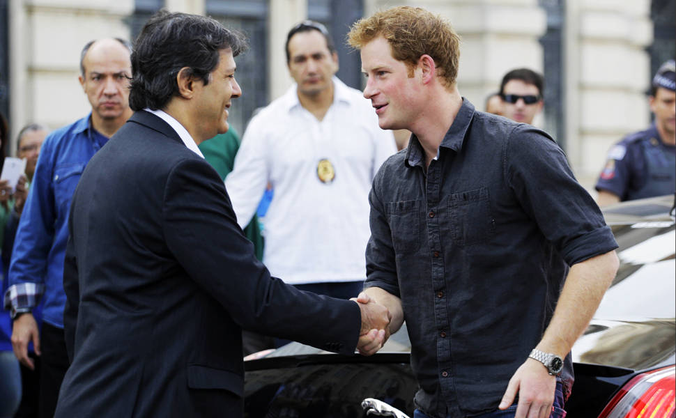 Prince Harry in So Paulo
