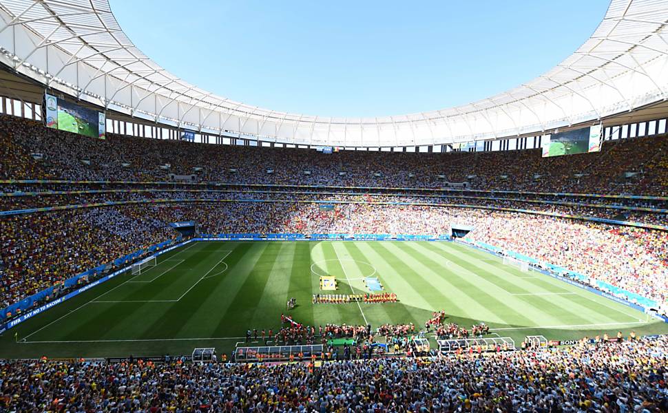 Estádio de Brasília registra segundo maior público da primeira fase da Copa  - Futebol - R7 Copa do Mundo 2014