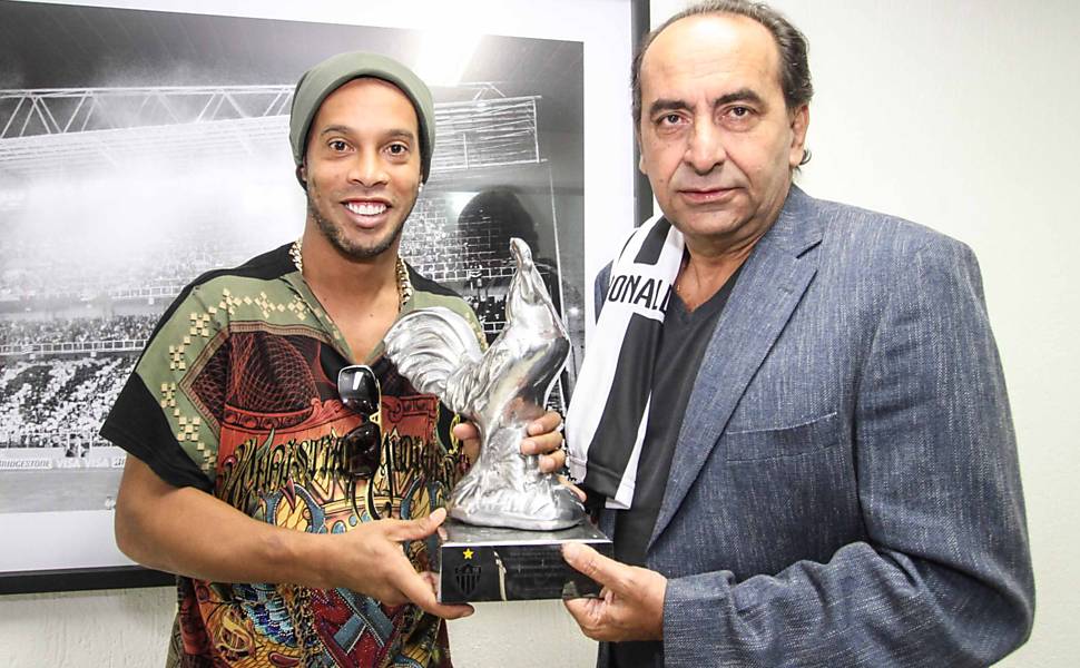 Adeus de Ronaldinho ao Atltico-MG