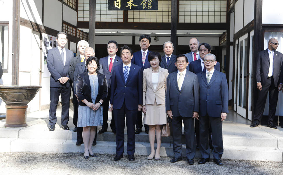 Visita do primeiro-ministro japonês em SP