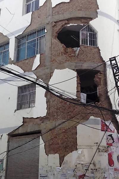 Terremoto em Yunnan, na China
