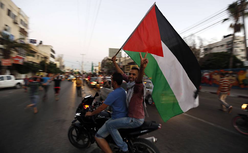 Gaza comemora cessar-fogo