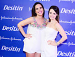 Wanessa e Sandy posam para foto como embaixadoras em lançamento de marca da 'Johnson & Johnson' no hotel Emiliano, em São Paulo
