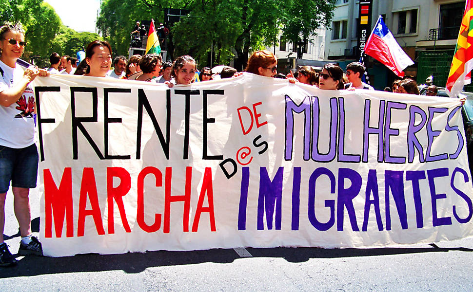 Marcha de los inmigrantes