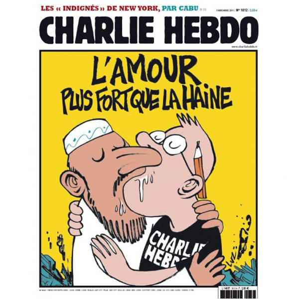 Tapas del semanario "Charlie Hebdo"