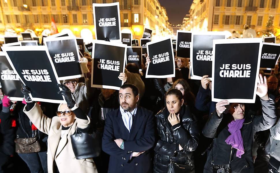 Homenagens às vítimas do atentado no "Charlie Hebdo"