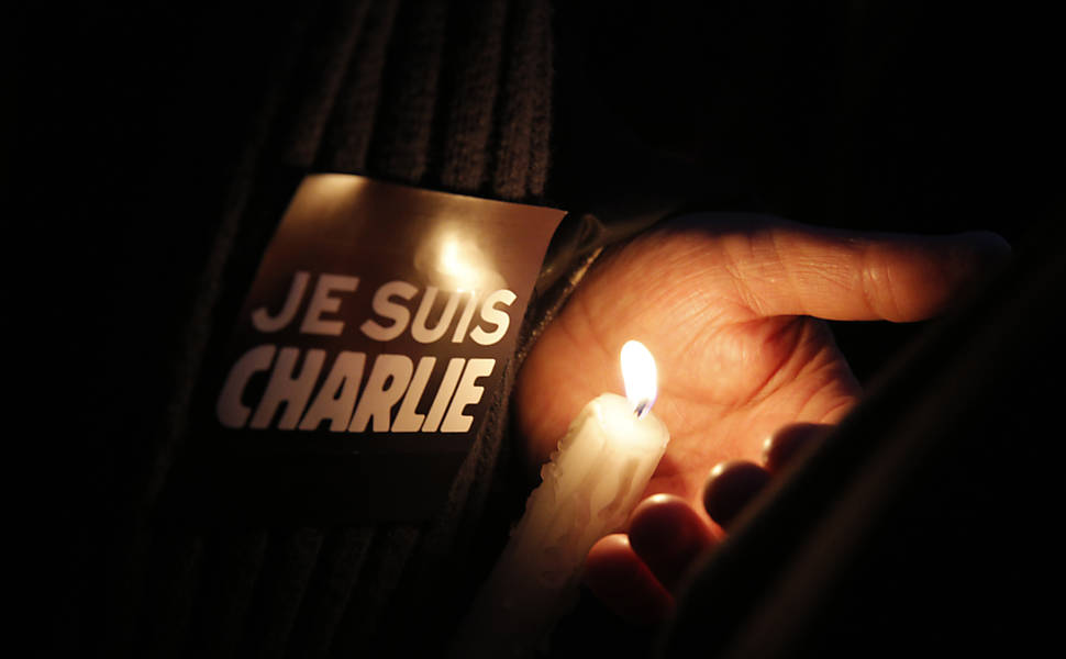 Homenagens s vtimas do "Charlie Hebdo"