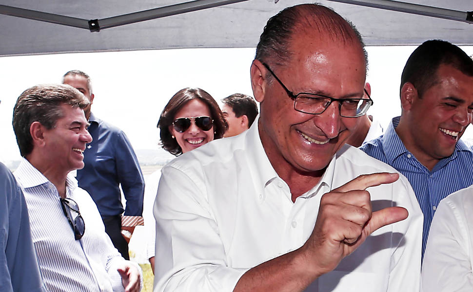 Geraldo Alckmin inaugura obra da Sabesp