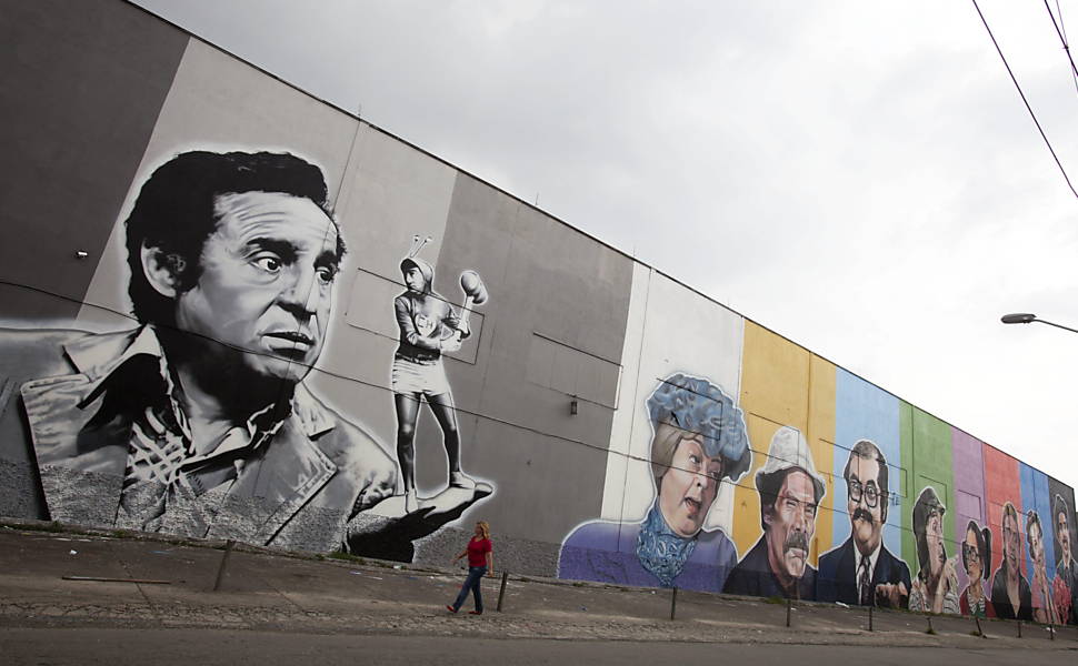 Chaves, Seu Madruga, Chiquinha e toda a turma são homenageados por  grafiteiros em São Paulo