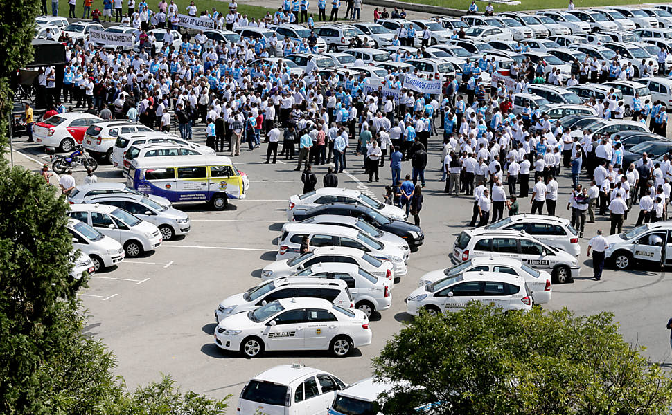 Manifestação de Taxistas no Pacaembu