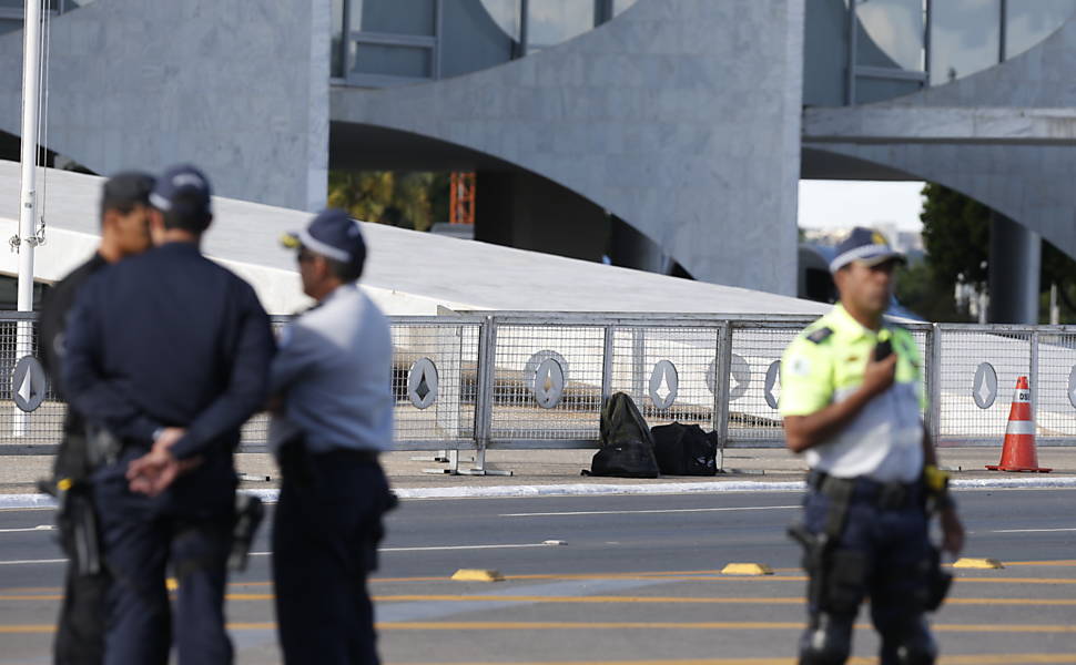 Suspeita de bomba em frente ao Palcio do Planalto