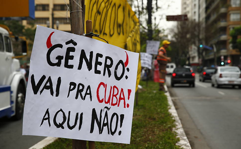 Protestos por ideologia de gnero na Cmara de So Paulo
