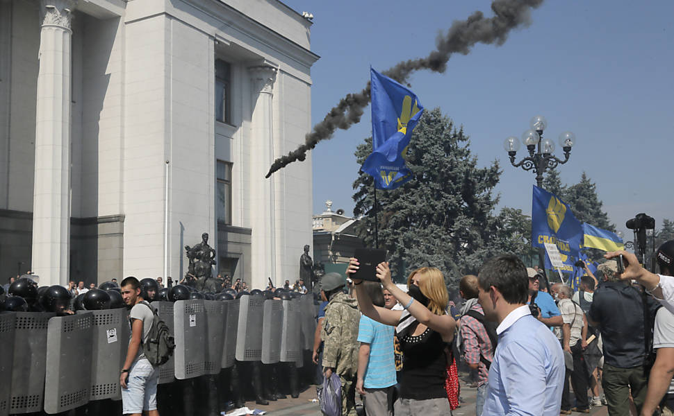 Protestos em Kiev