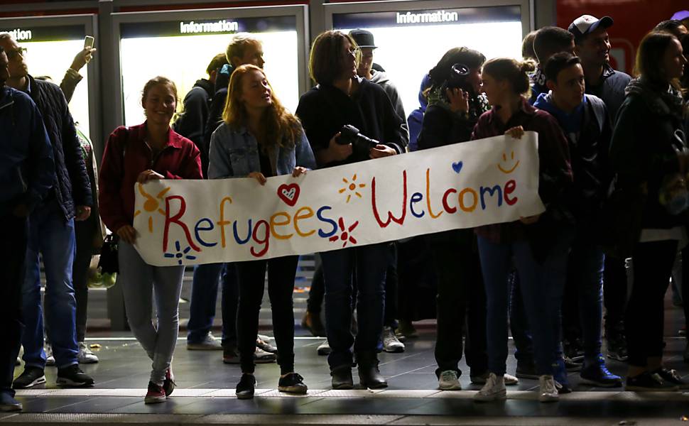 Alemanha recebe refugiados